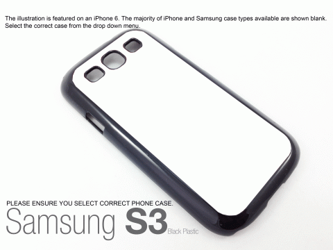 Samsung S3 - Black plastic