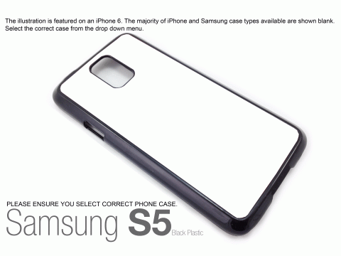 Samsung S5 - Black Plastic